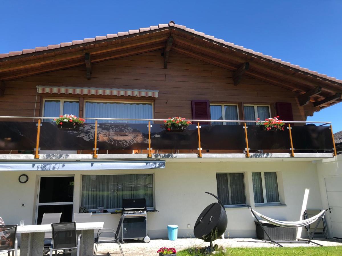 Chalet Aloa Daire Adelboden Dış mekan fotoğraf