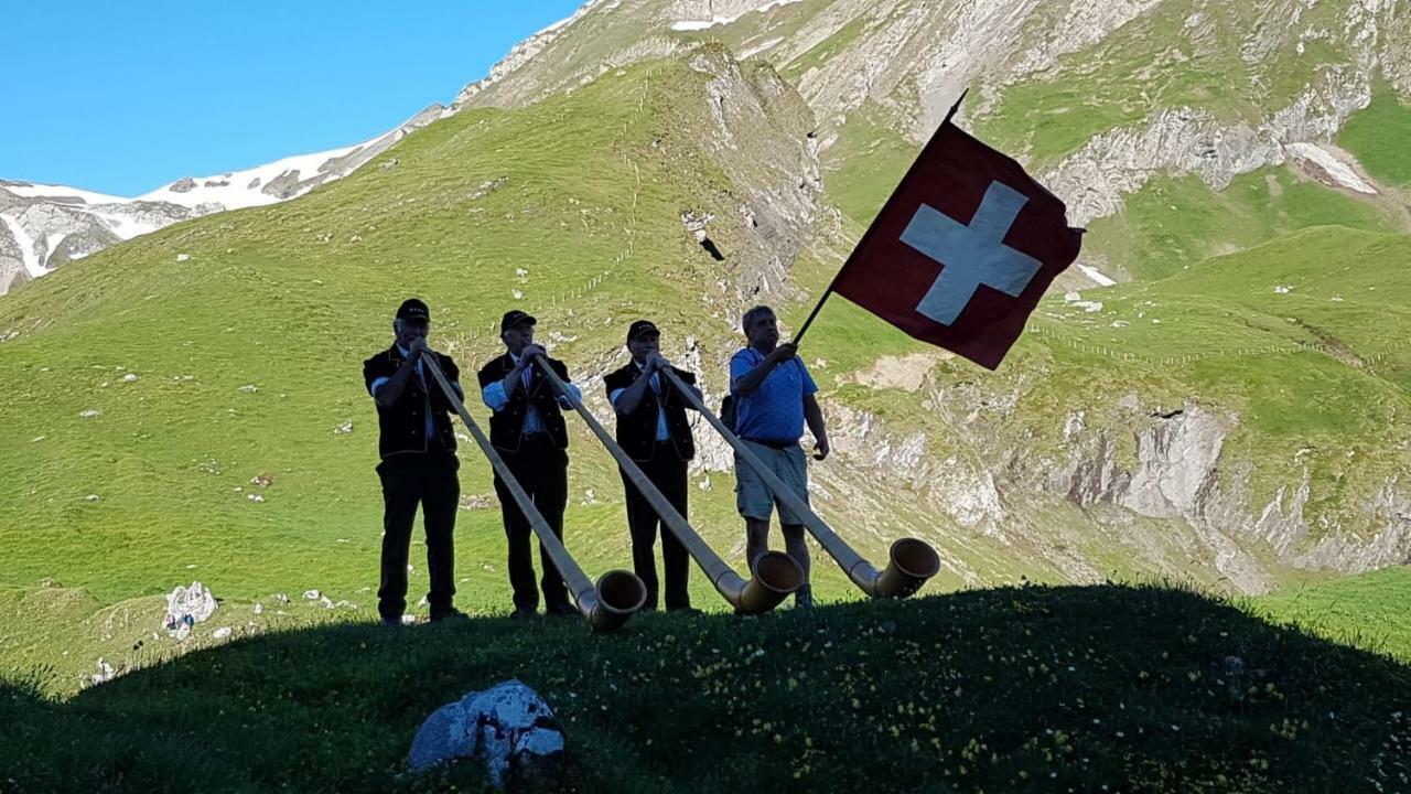 Chalet Aloa Daire Adelboden Dış mekan fotoğraf